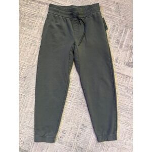 Armani Exchange AX Grayish Green Jogger Sweatpants Drawstring Back Logo New